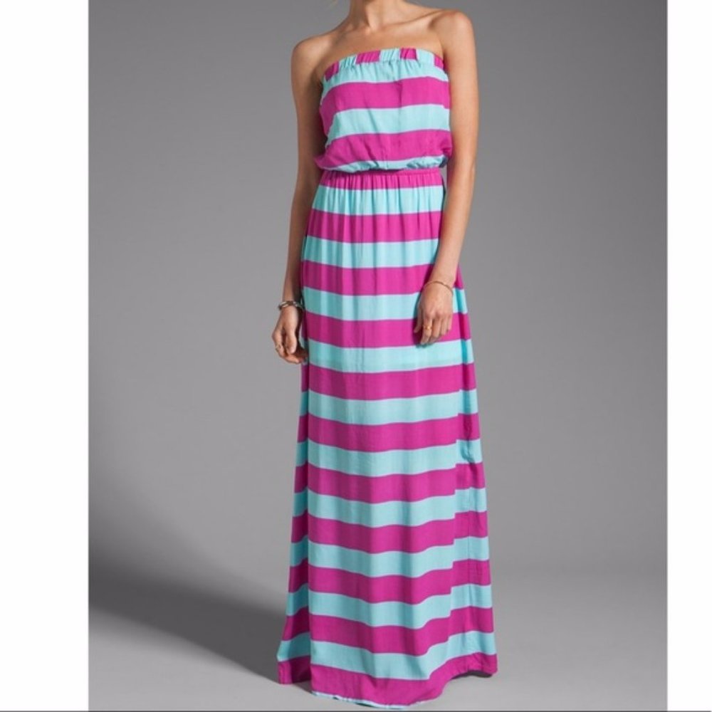 SPLENDID MAGNOLIA STRIPE MAXI DRESS - XS